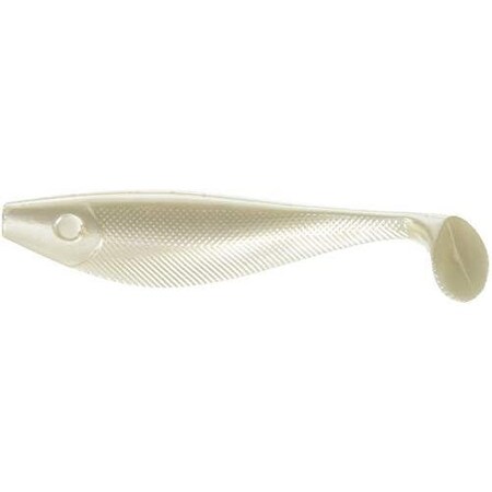 Got-Cha Shad Body, 6 White Pearl, 5PK H6SA5-1P